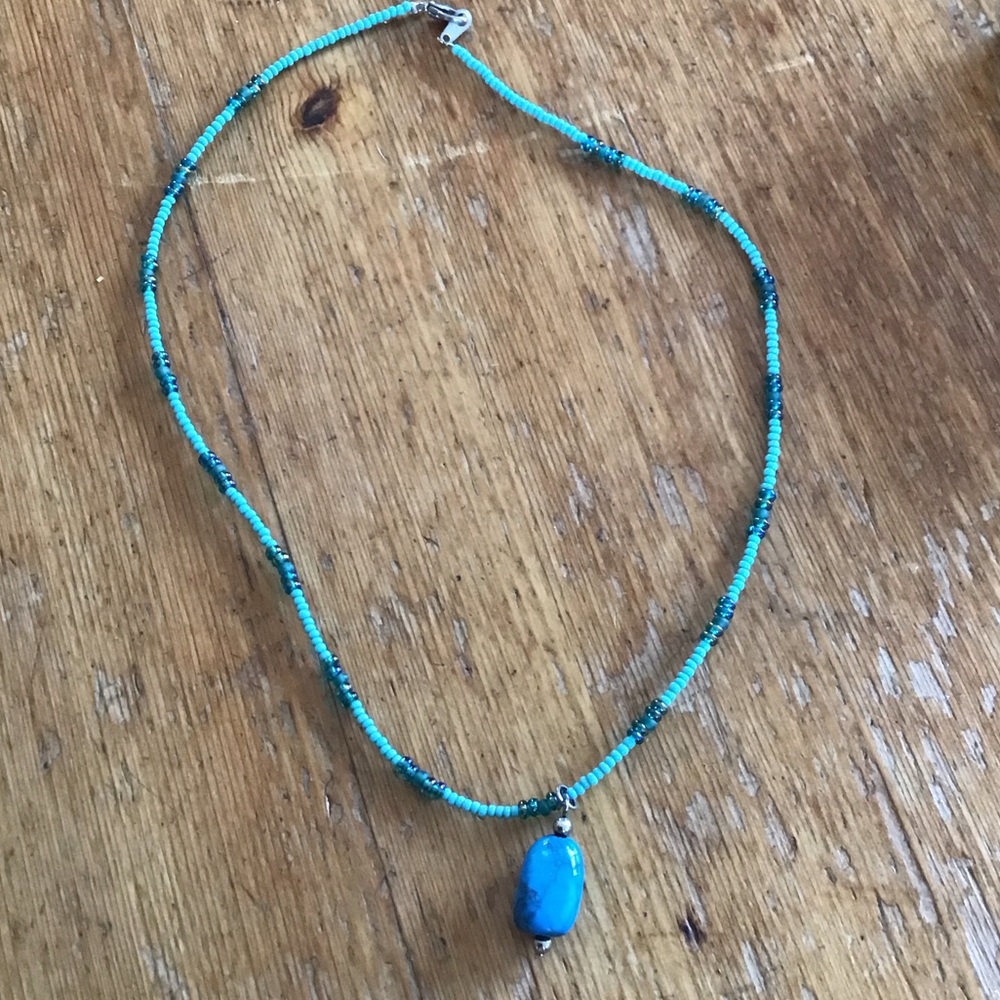 Turquoise Beaded Necklace